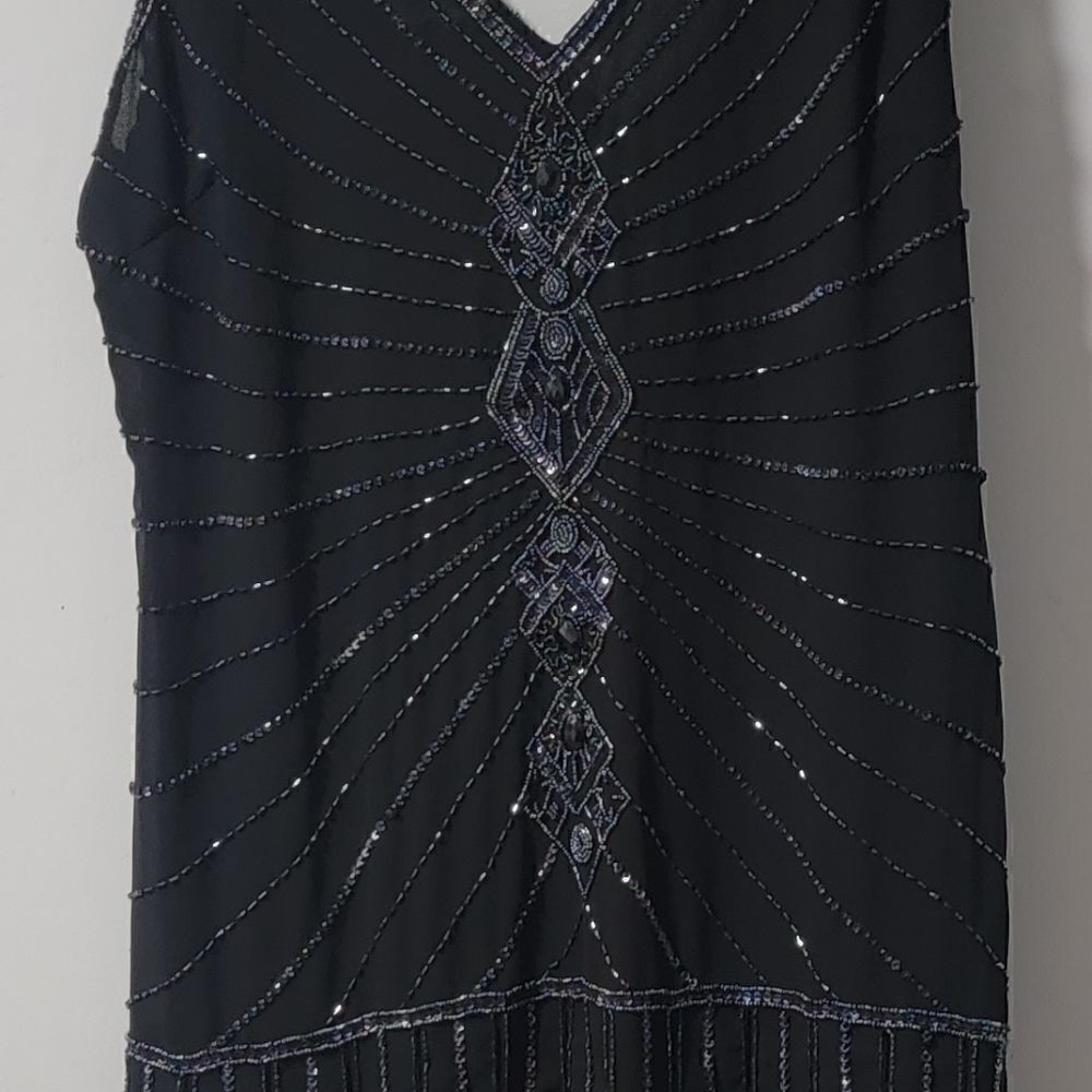 Unique Vintage Flapper Dress - Picture 2 of 4